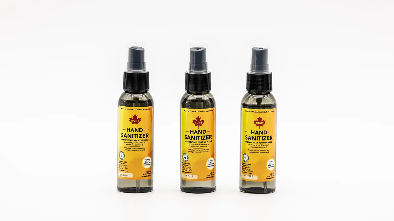 AGAT Laboratories et Shell Canada ont collaboré pour produire et donner du désinfectant pour les mains fabriqué à Calgary pendant la pandémie de COVID-19.